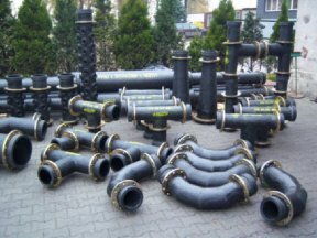 PLASTON-P трубы фасонныя часткі з сінтэтычных палімераў са шкловалакном Польшча 08