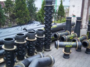 PLASTON-P трубы фасонныя часткі з сінтэтычных палімераў са шкловалакном Польшча 09